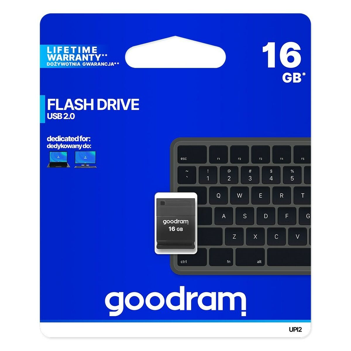 Στικάκι USB GoodRam UPI2 Μαύρο 16 GB